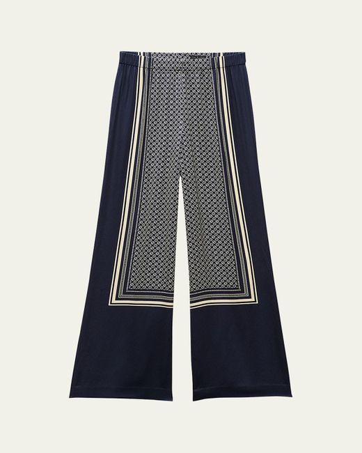 Rag & Bone Blue Printed Pull-On Pants