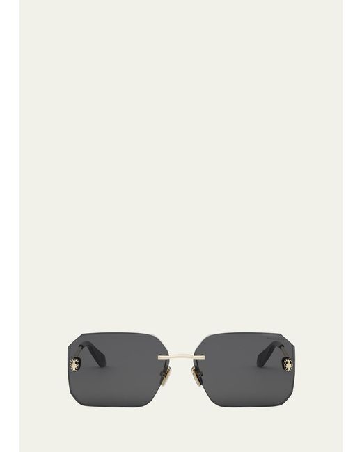 BVLGARI White Serpenti Sunglasses for men