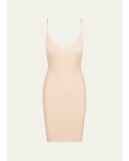 Commando Two-faced Tech Control Full Slip in White | Lyst
