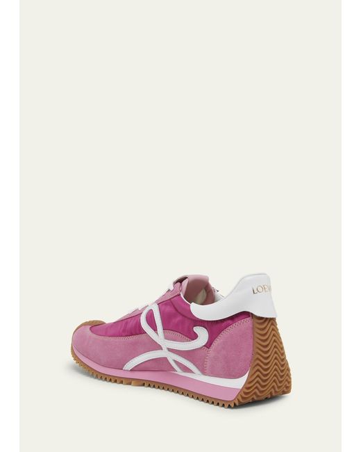 Loewe Pink Flow Retro Runner Sneakers