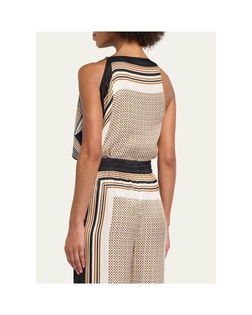 A.L.C. Natural Kit Draped Top