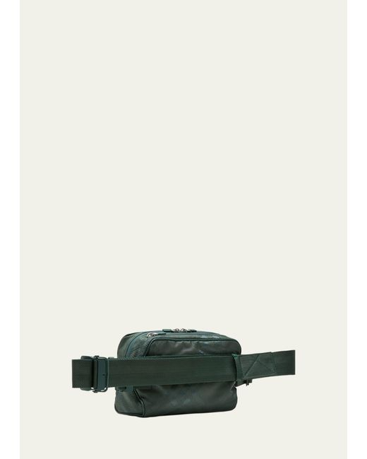 Burberry Green Check Jacquard Belt Bag for men