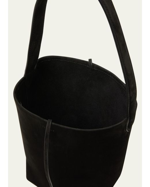 The Row Natural Park Small North-south Tote Bag In Nubuck Leather