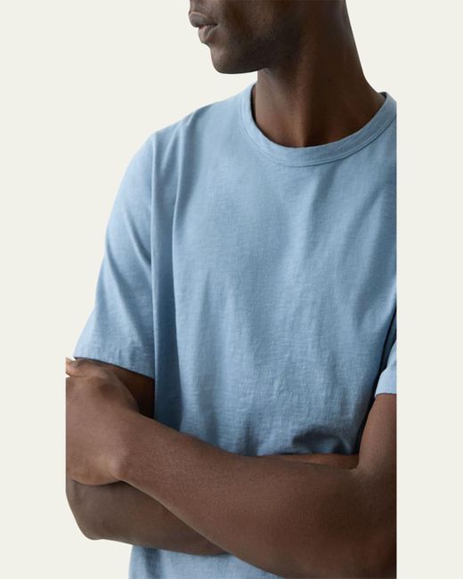 Theory Blue Cosmos Essential T-Shirt for men