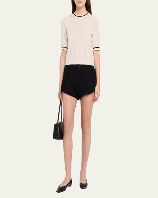 FRAME Blue The Shell Shorts