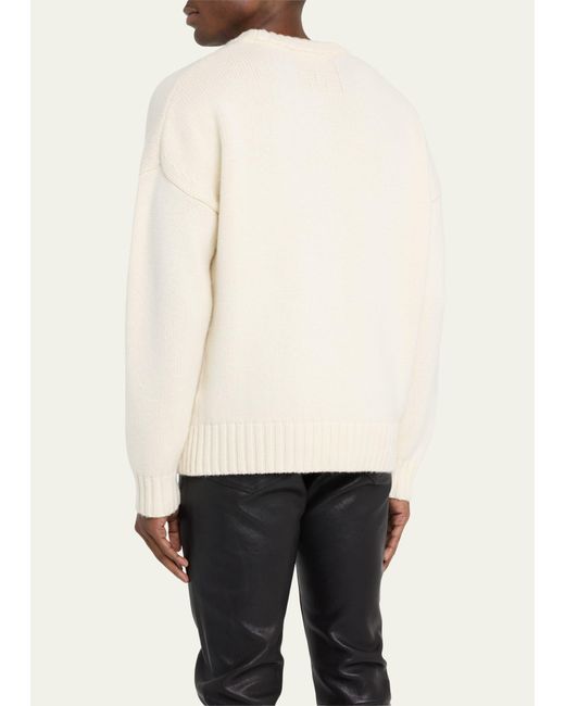 FRAME x Ritz Paris Natural Cashmere Crest Sweater for men