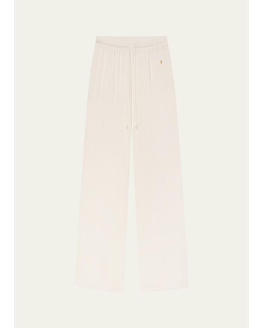 ÉTERNE Natural Brody Gauze Drawstring Pants