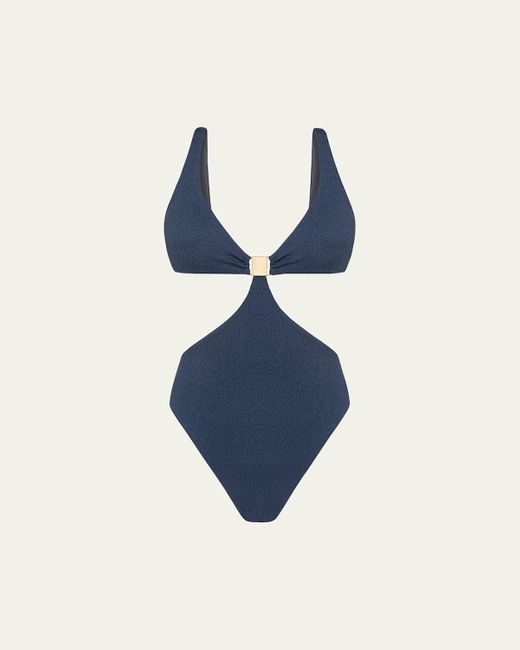 ViX Blue Firenze Becky Mayra One-Piece Swimsuit