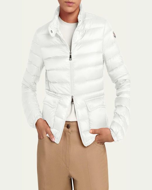 Moncler Natural Lans Down Puffer Jacket