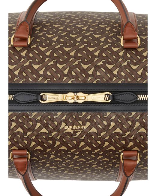 canvas and leather holdall