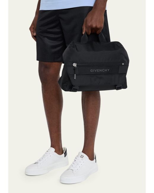 Givenchy Black G-trek Crossbody Bag for men