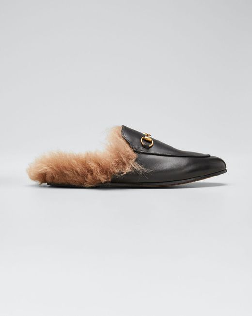 gucci princetown fur sale