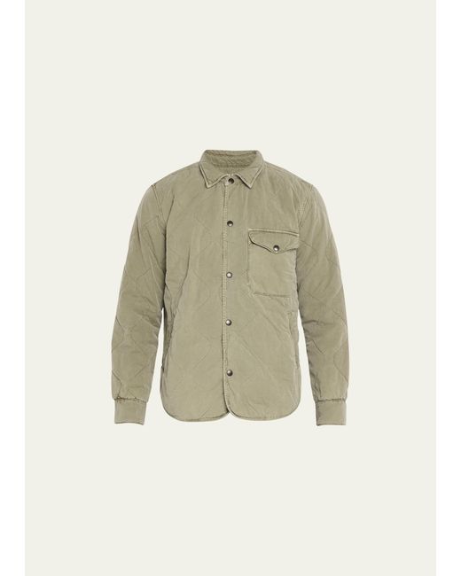 Save Khaki Natural Onion Quilted Overshirt for men