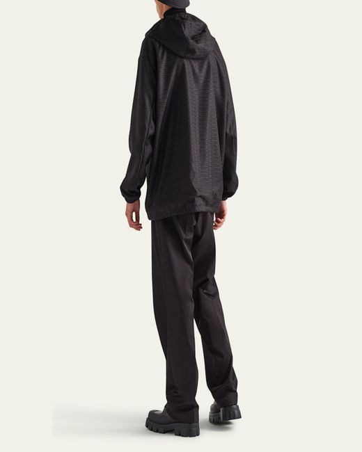 Prada Blue Re-Nylon Blouson Jacket for men