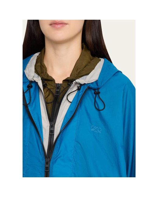 Loewe Blue Multi Layer Technical Jacket