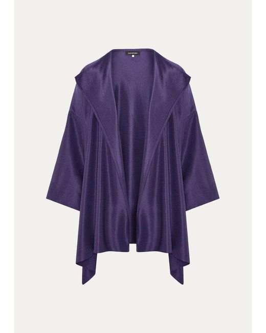 Eskandar Purple Dps Jacket Coat