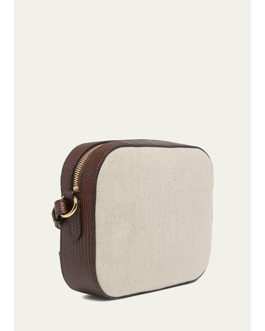 Stella McCartney Logo Eco Canvas Camera Crossbody Bag in Natural Lyst