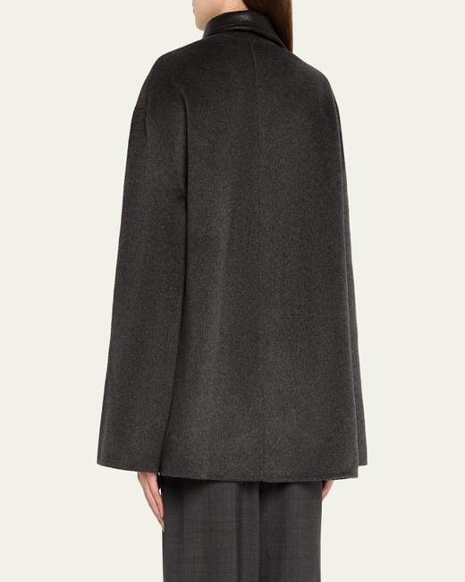 Nanushka Black Jada Double Wool Jacket