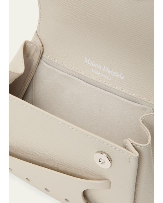 Maison Margiela Natural Snatched Micro Asymmetric Top-handle Bag