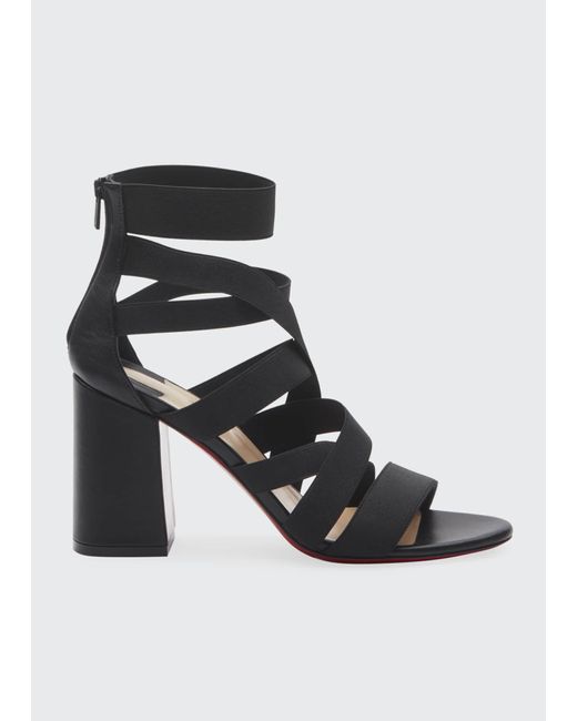 red sole sandals
