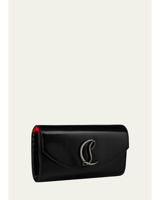 Christian Louboutin Black Loubi54 Wallet On Chain In Leather