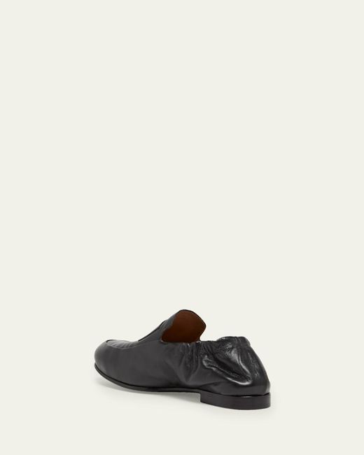 Givenchy White Leather Elasticized Loafers for men