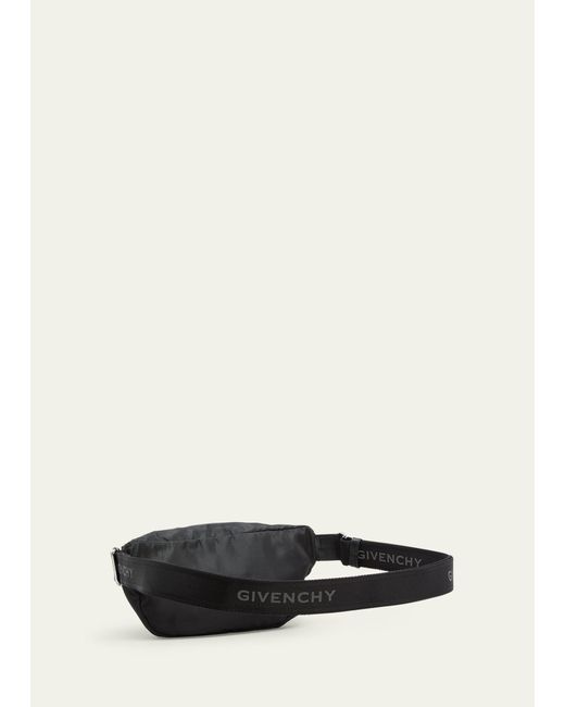 Givenchy White G-trek 4g-zip Nylon Belt Bag for men