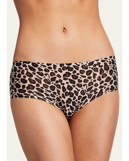 Chantelle Black Soft Stretch Mid-rise Hipster Briefs