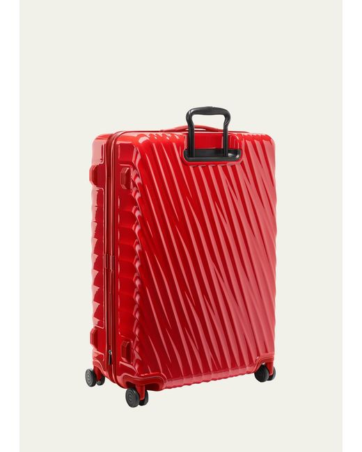 Tumi Red Extended Trip Expandable 4-wheel Packing Case
