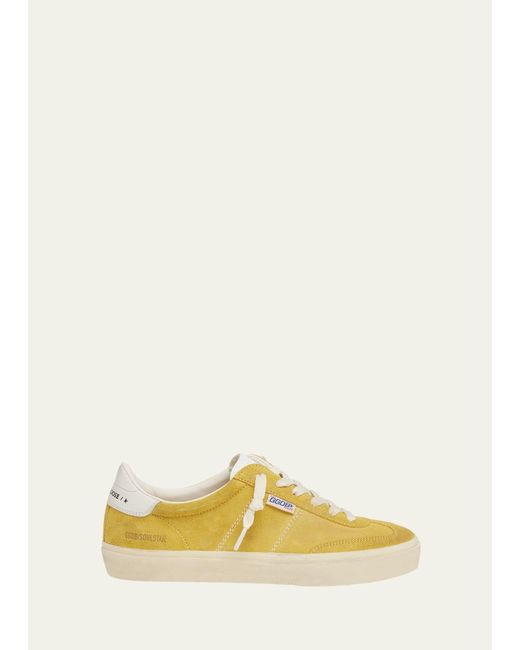 Golden Goose Deluxe Brand Yellow Soul Star Suede Low-top Sneakers