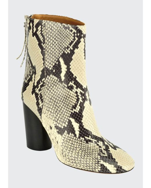isabel marant white booties
