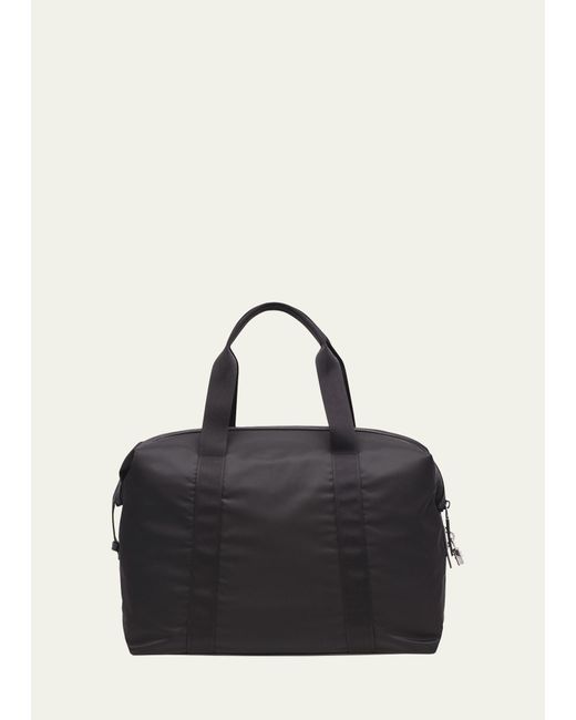 Prada Black Nylon & Saffiano Duffel Bag for men