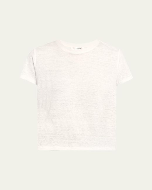 FRAME Natural The Linen Baby Tee