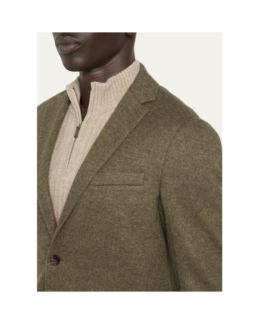 Baldassari Green Cotton Jacket for men
