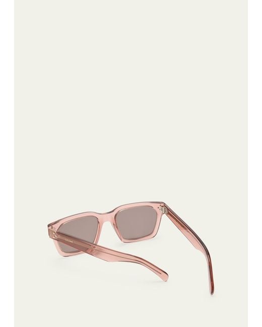 Céline Pink Triomphe Pilot Metal Sunglasses for men