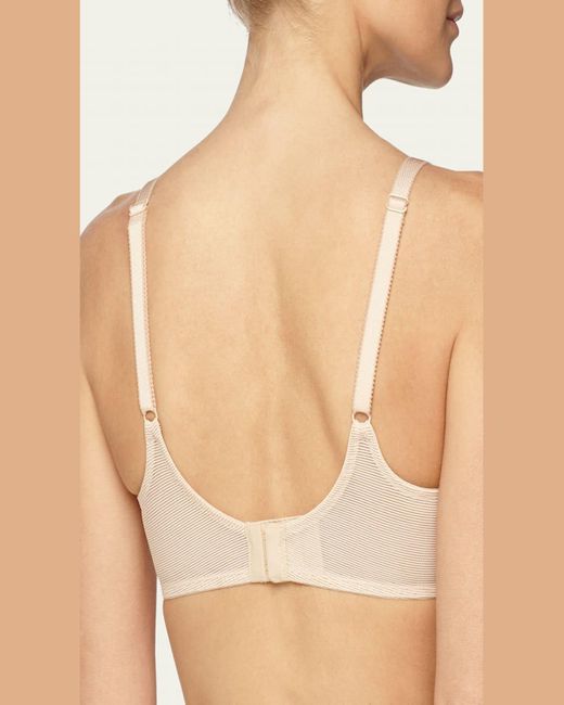 Visual Bra Wacoal Visual Effects Minimizer Lace Bra in Natural | Lyst