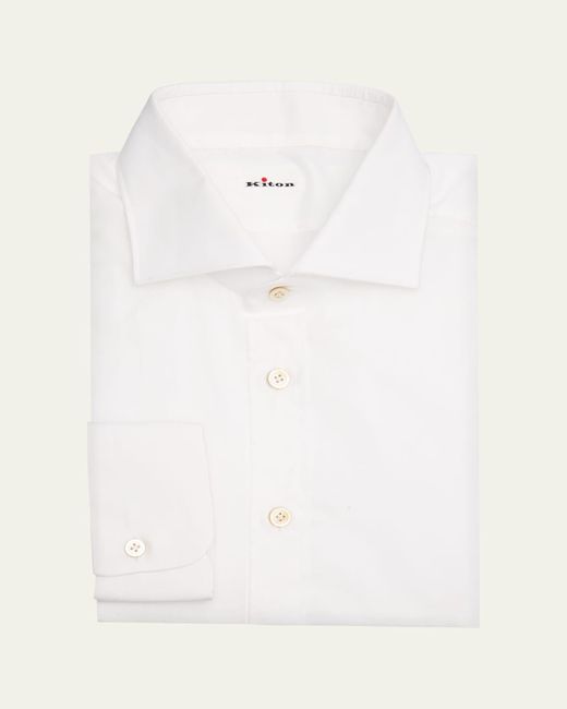 Kiton Natural Cotton Dress Shirt for men