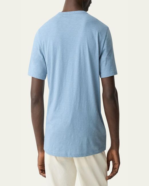 Theory Blue Cosmos Essential T-Shirt for men