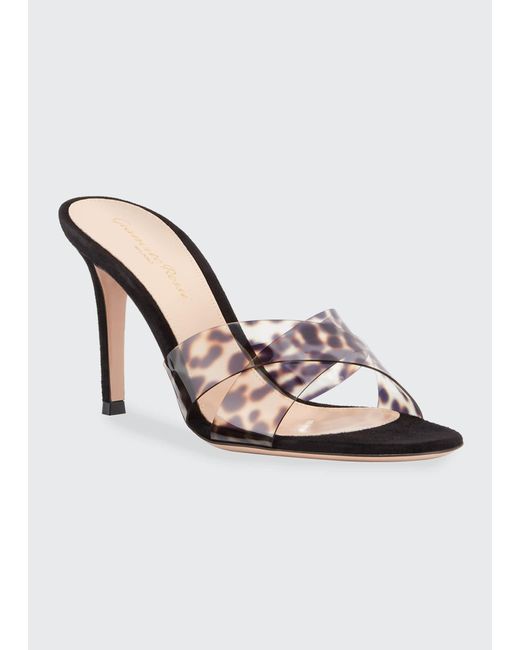 gianvito rossi pvc mules