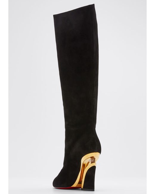 louboutin tall boots