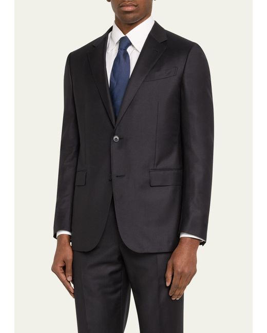Zegna Blue Trofeo Milano Two-piece Wool Suit for men