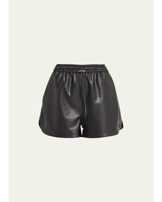 Leather basketball deals shorts