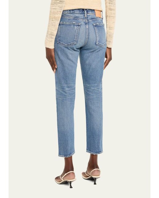 Moussy Blue Annesdale Tapered Jeans