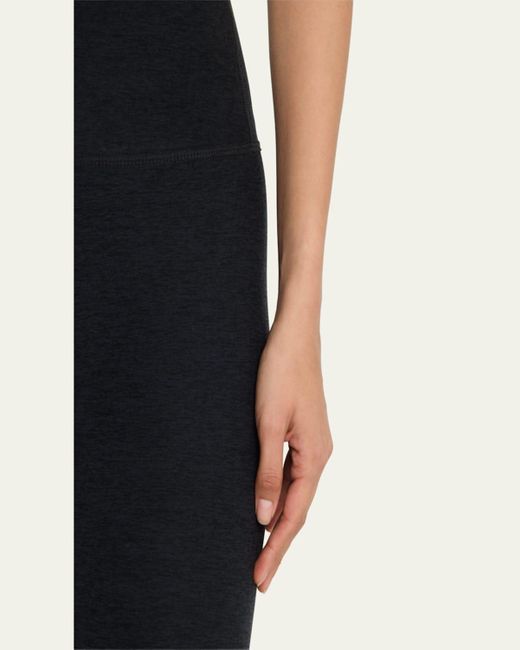 Beyond Yoga Black Space-Dye High Waist Capri Legging