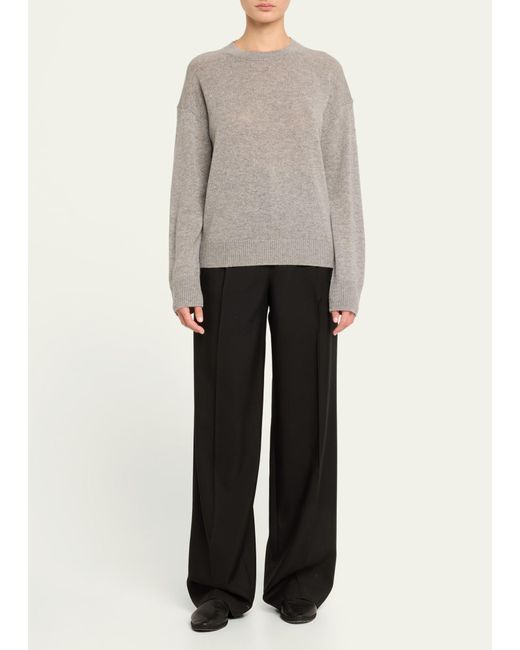 Theory Natural Easy Cashmere Crewneck Sweater