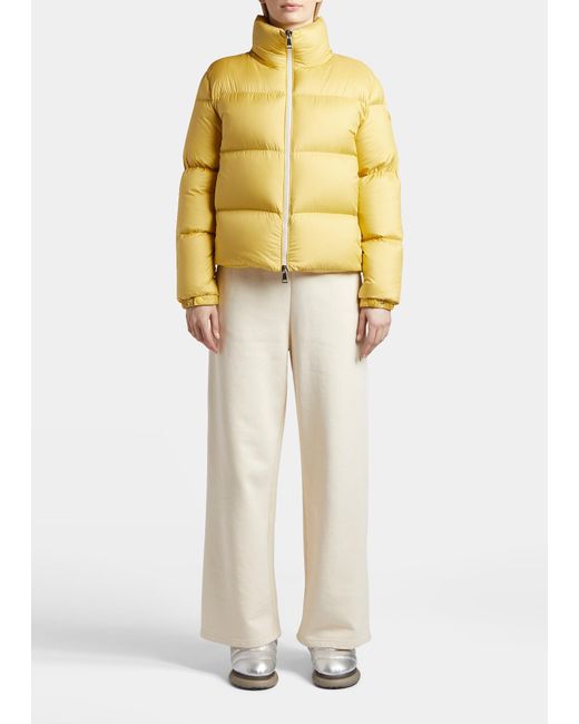 Moncler Anterne Puffer Jacket in Yellow | Lyst