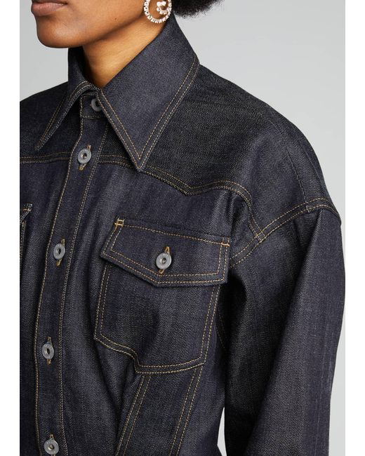 fenty denim corset dress