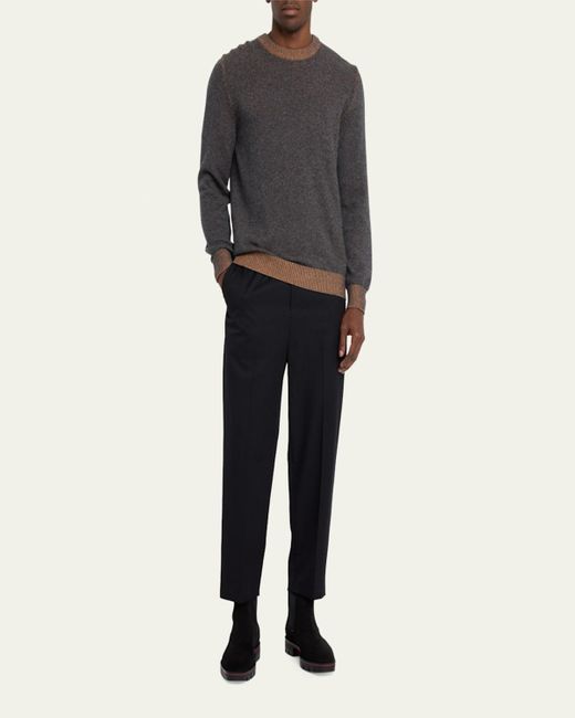 Christian Louboutin Black Alpinosol Lug Sole Chelsea Boots for men