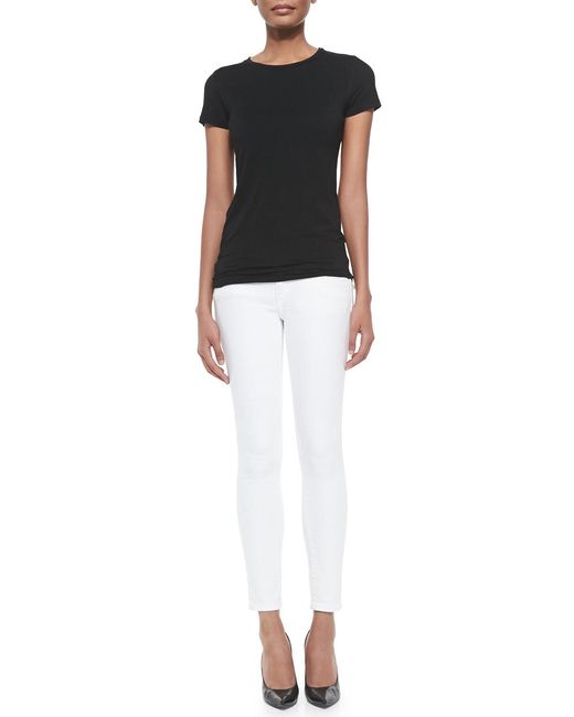 Arma Black Emy Cropped Button-Down Leather Jacket