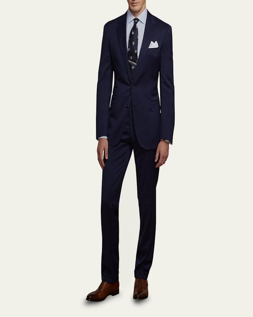 Ralph Lauren Blue Gregory Hand-Tailored Wool Serge Suit for men